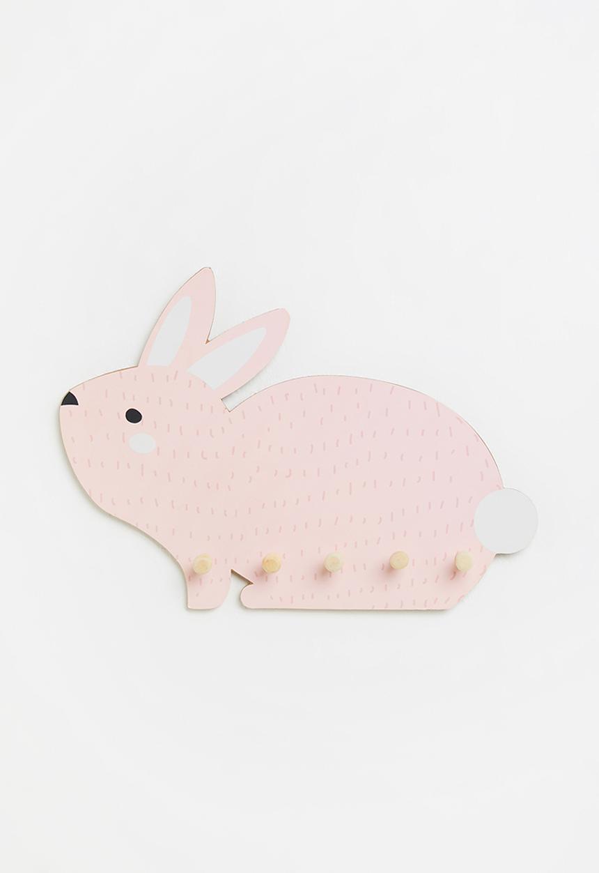 H&S - Bunny coat rack - pink