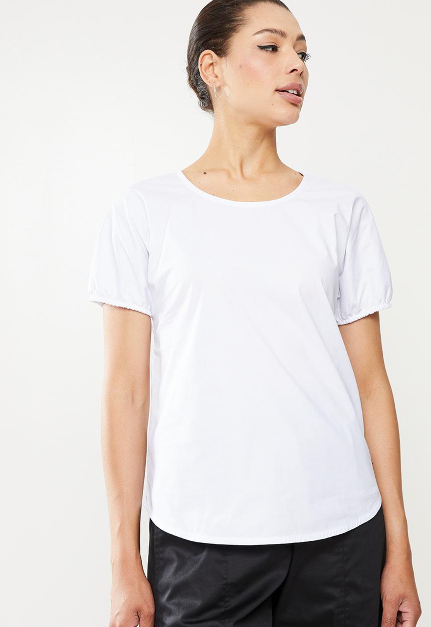 AMANDA LAIRD CHERRY - Bazley top - white