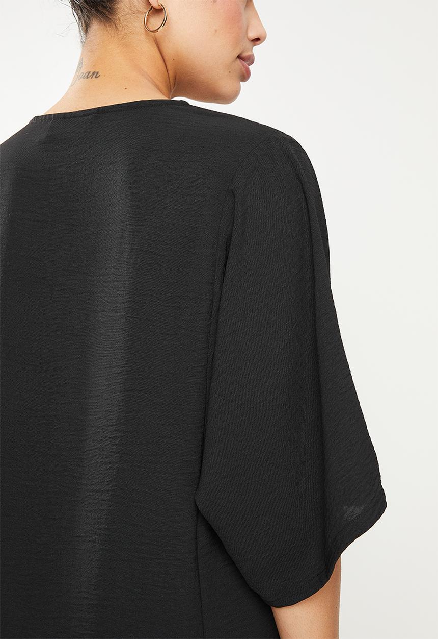 AMANDA LAIRD CHERRY - Mashai top - black