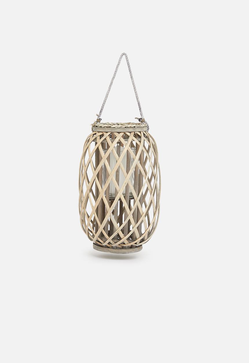 H&S - Split willow lantern - natural