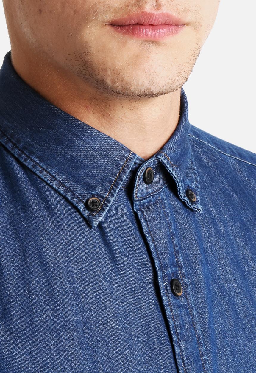 Selected Homme - Gingham Denim Shirt 