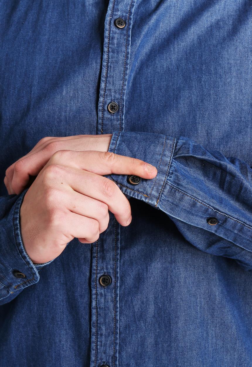 Selected Homme - Gingham Denim Shirt 