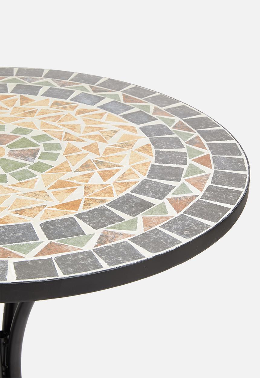 H&S - Mosaic bistro table - black