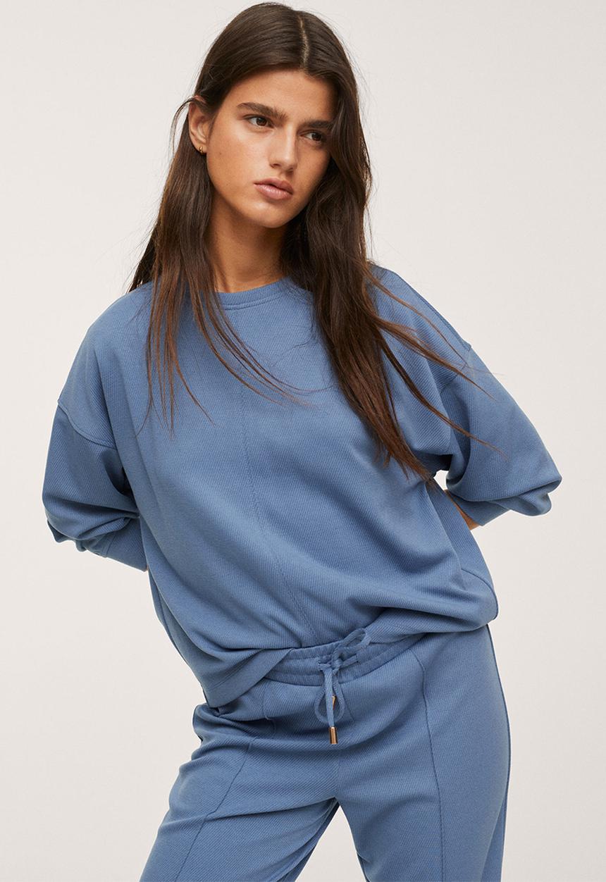 MANGO - Sweatshirt amelie - medium blue