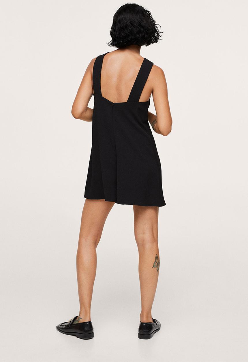 MANGO - Playsuit swing - black