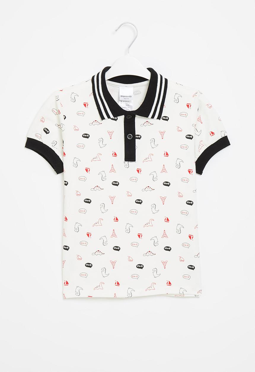 Pop Candy - Boys short sleeve golfer - multi 