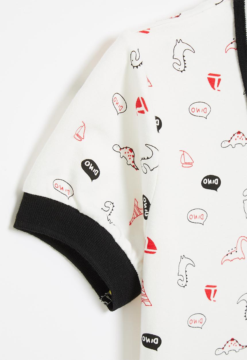 Pop Candy - Boys short sleeve golfer - multi 