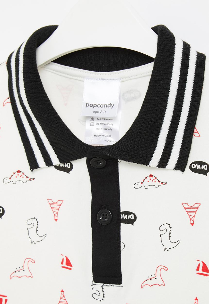 Pop Candy - Boys short sleeve golfer - multi 