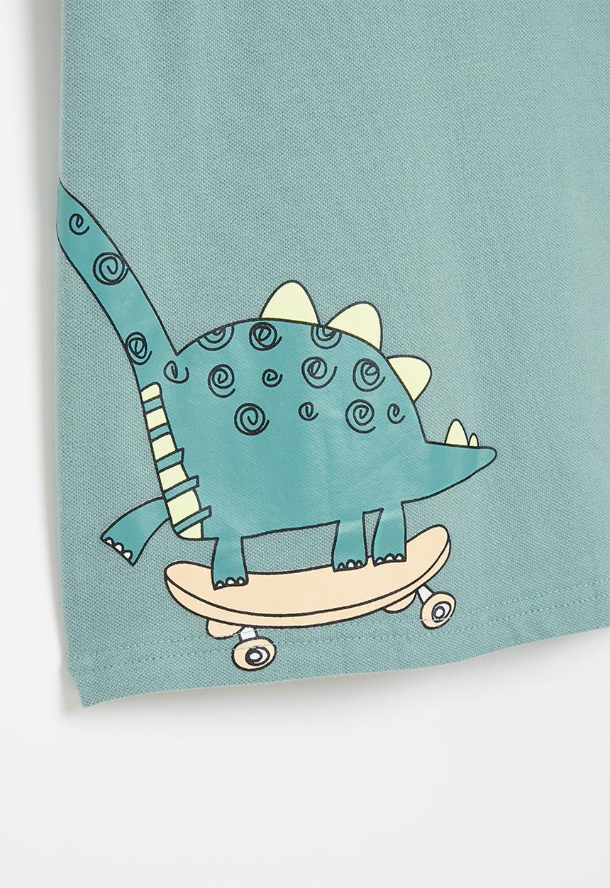Pop Candy - Boys short sleeve golfer - blue