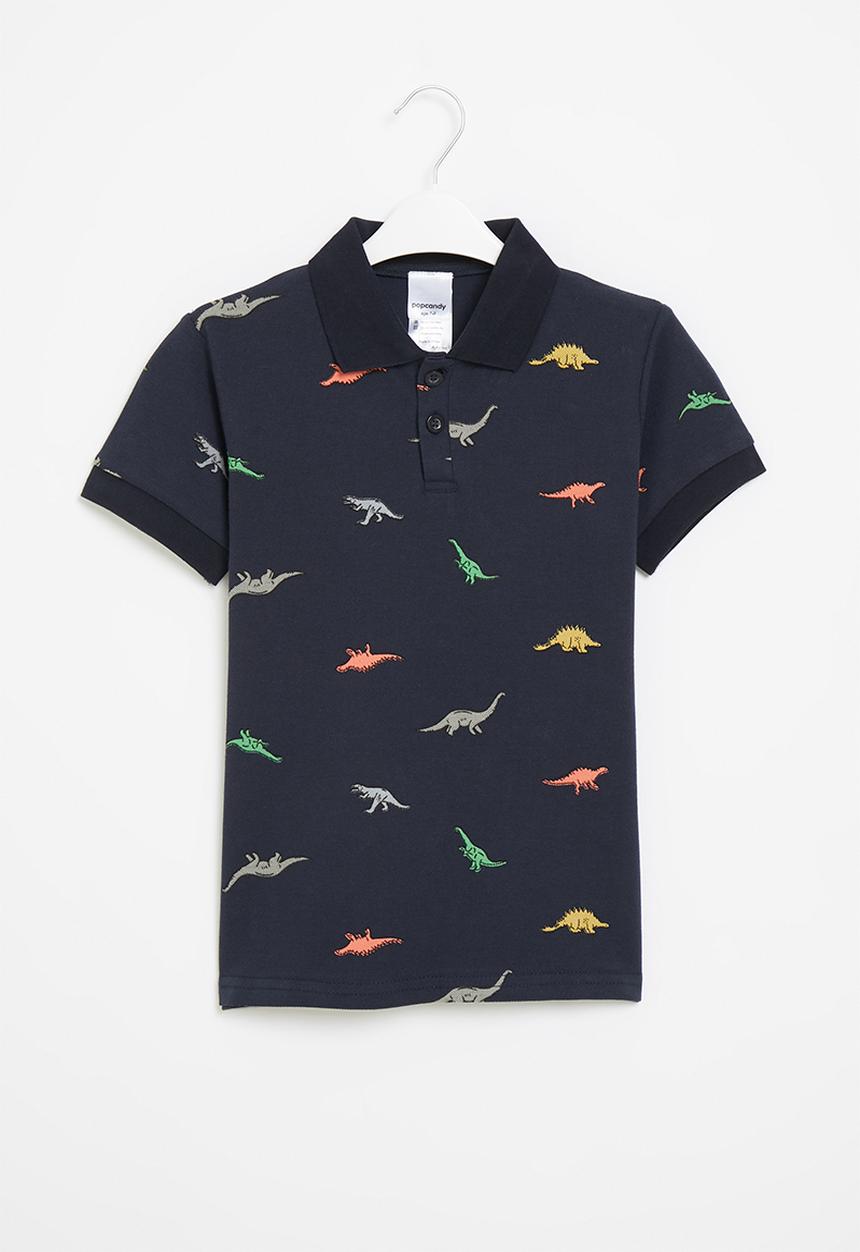 Pop Candy - Boys short sleeve golfer - multi 