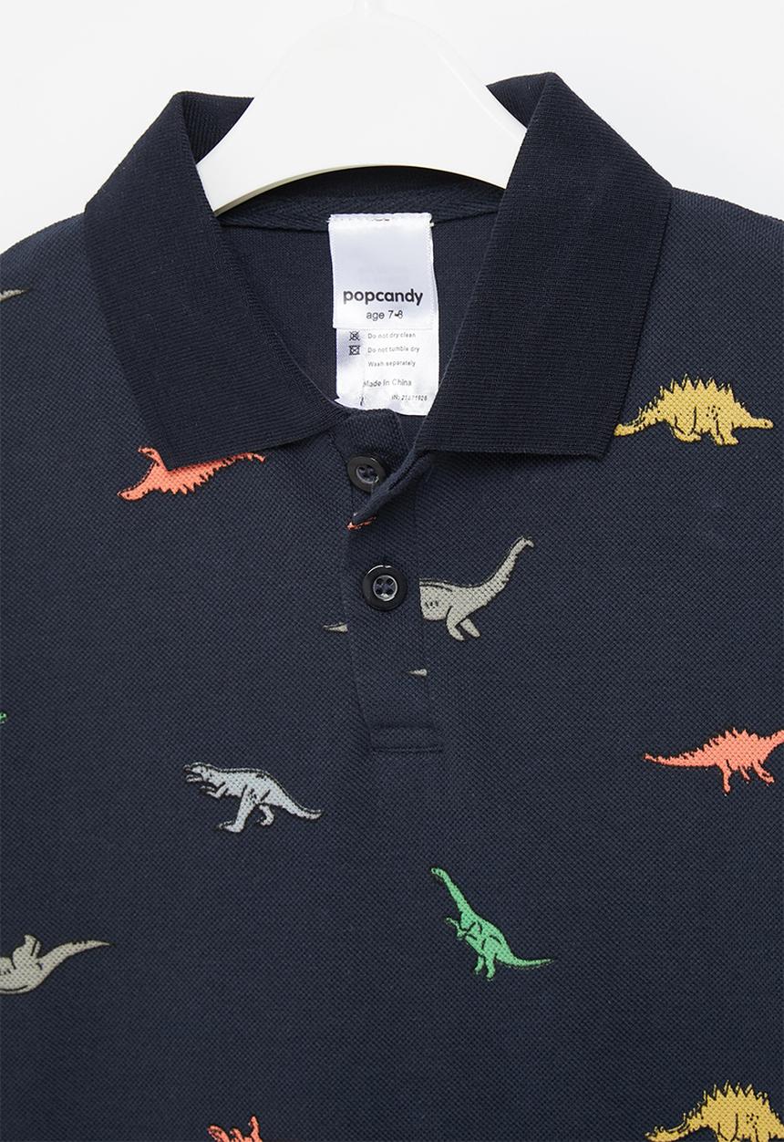 Pop Candy - Boys short sleeve golfer - multi 