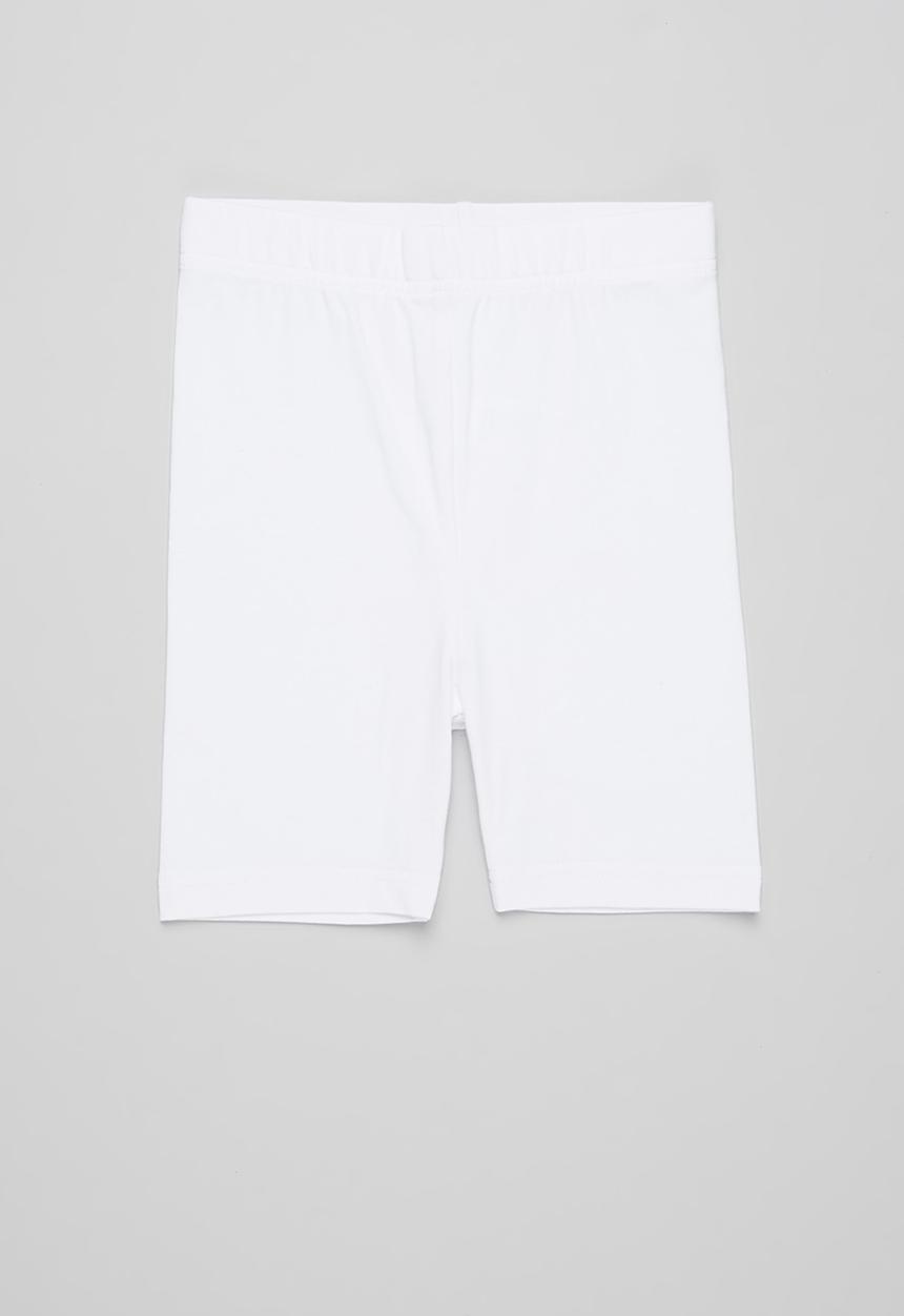 Pop Candy - Girls 2 pack cycling shorts - white & pink