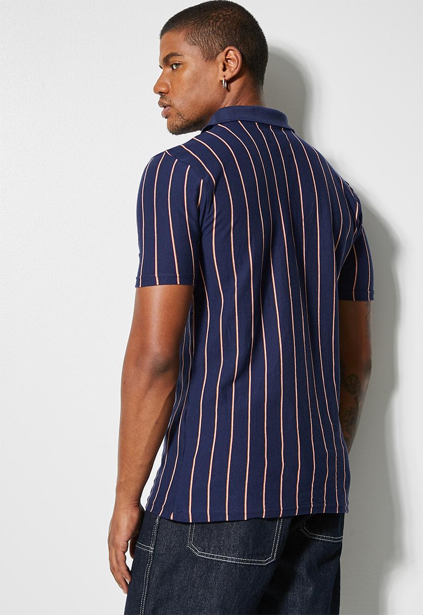 Superbalist - Luka slim stripe golfer - multi