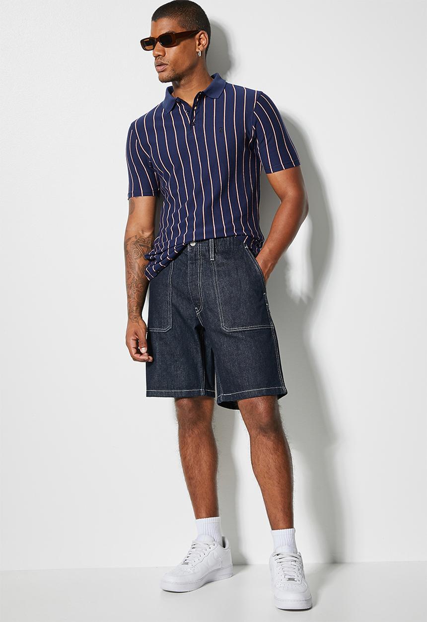 Superbalist - Luka slim stripe golfer - multi