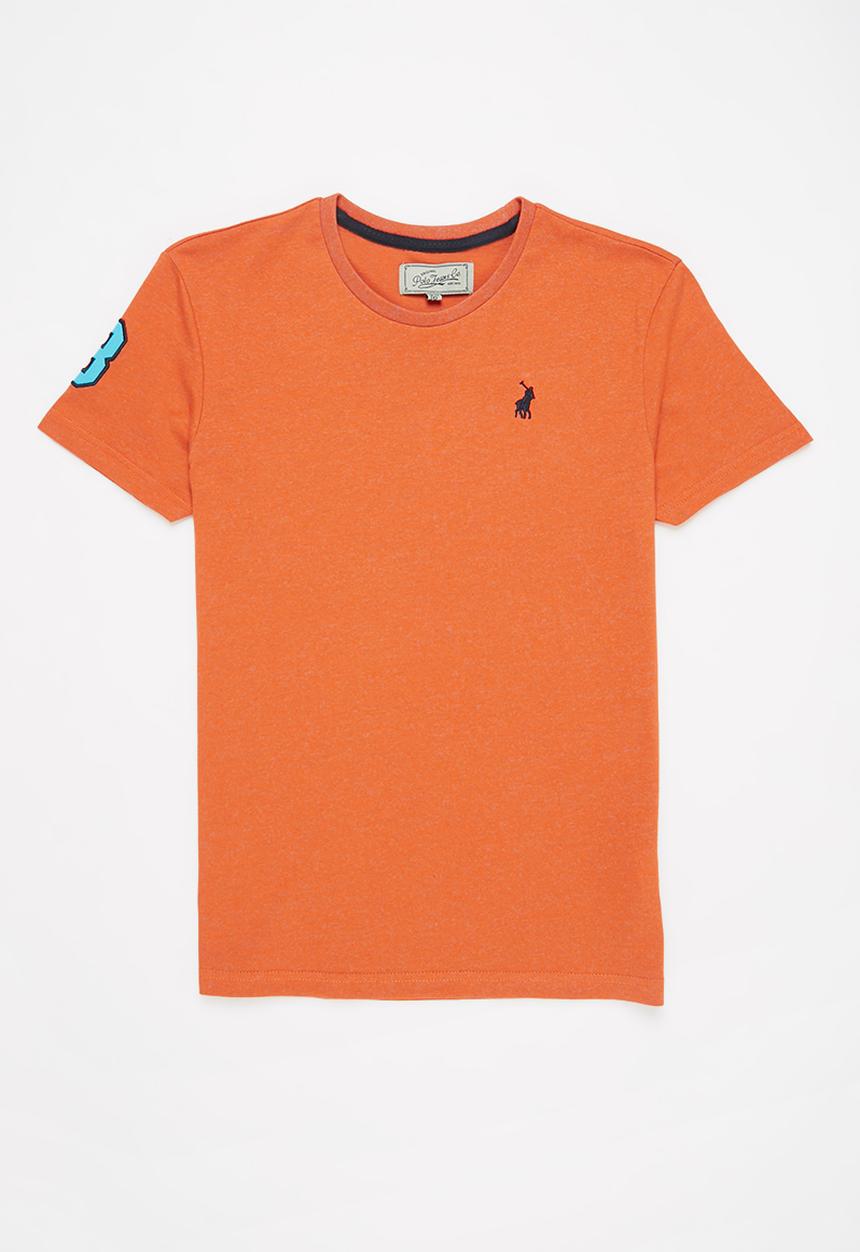POLO - Boys pjc hawke space dye tee - orange