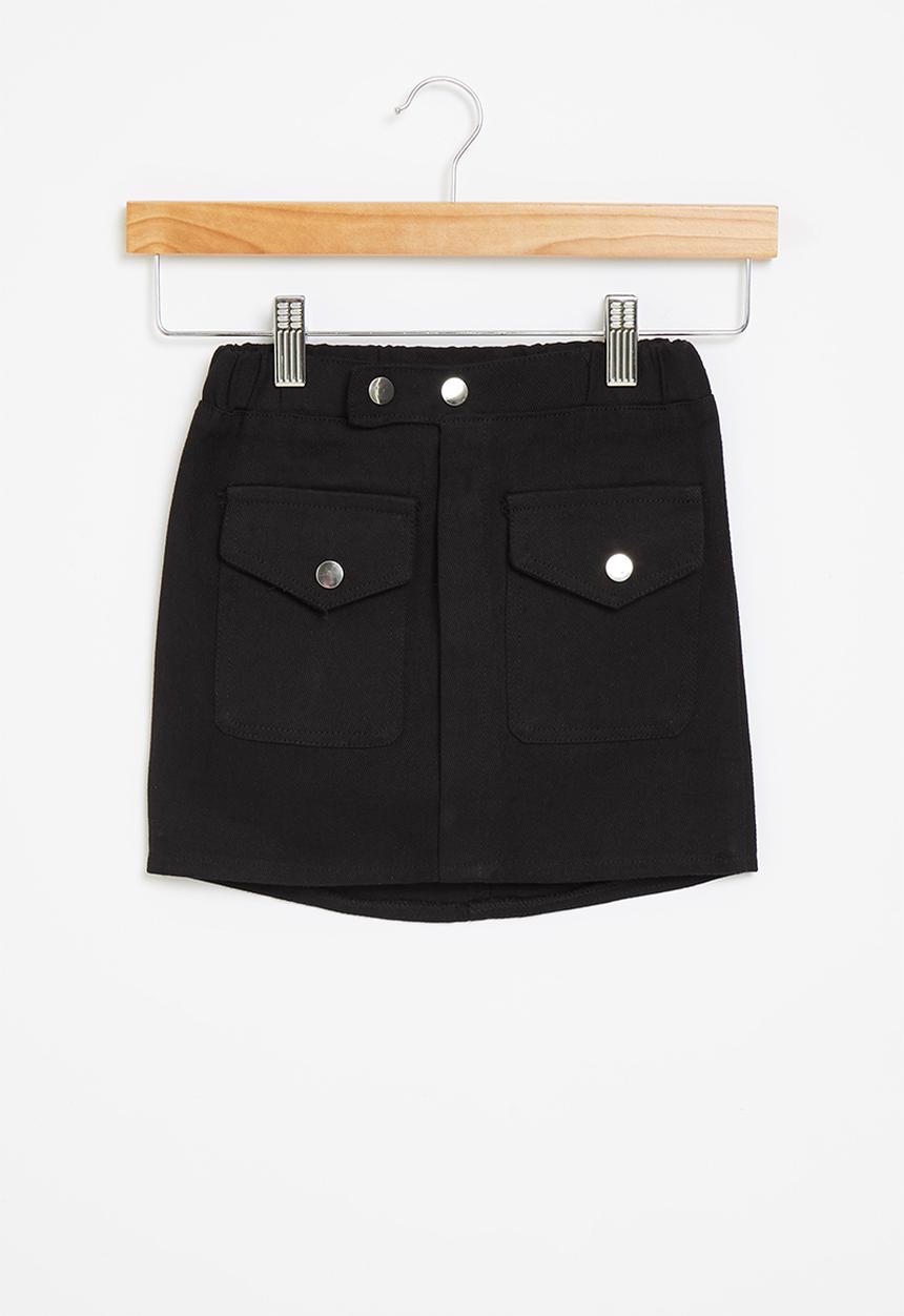 Pop Candy - Skirt with pockets - black