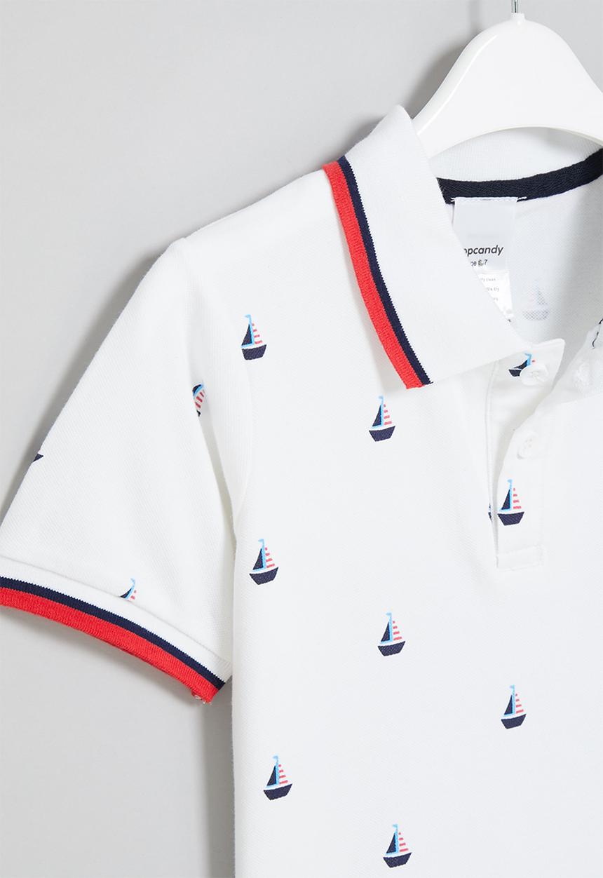 Pop Candy - Boys short sleeve golf tee - multi 