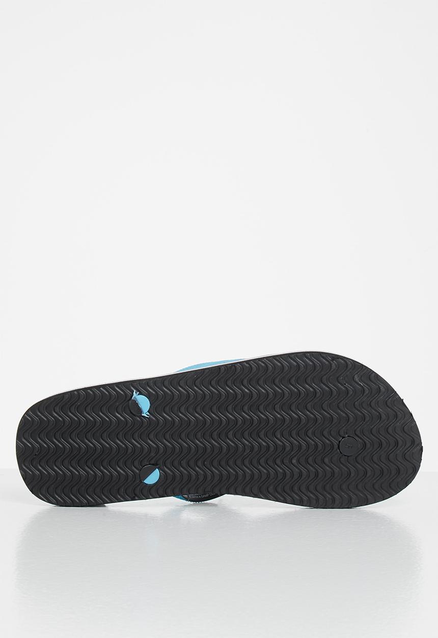 Aca Joe - Mens slops - turquoise & grey 