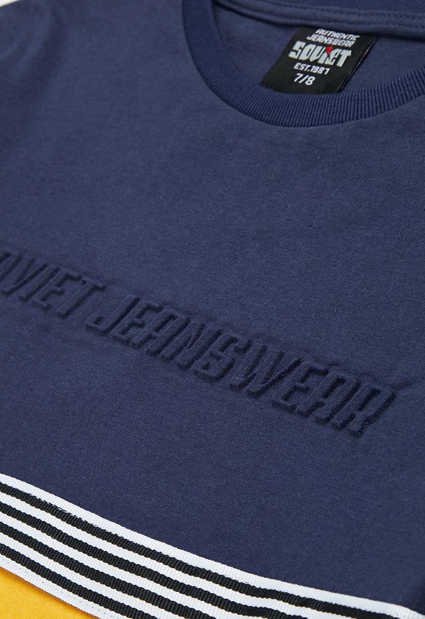 SOVIET - B harley fashion tee - navy