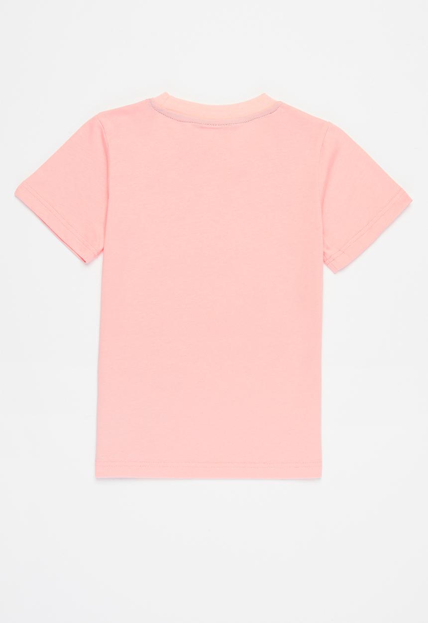 Pop Candy - Girls giraffe tee - pink