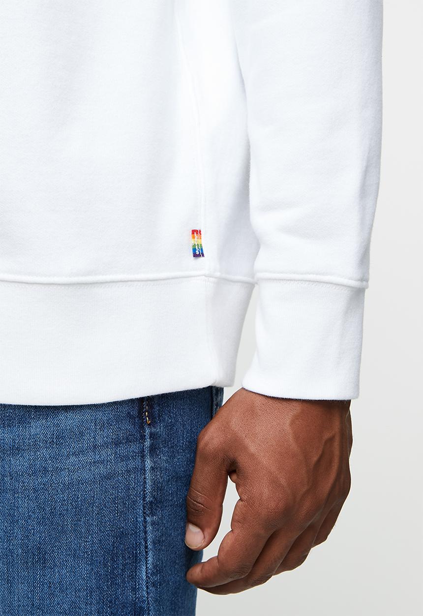 Levi’s® - Relaxd graphic crew pride logo crew - white