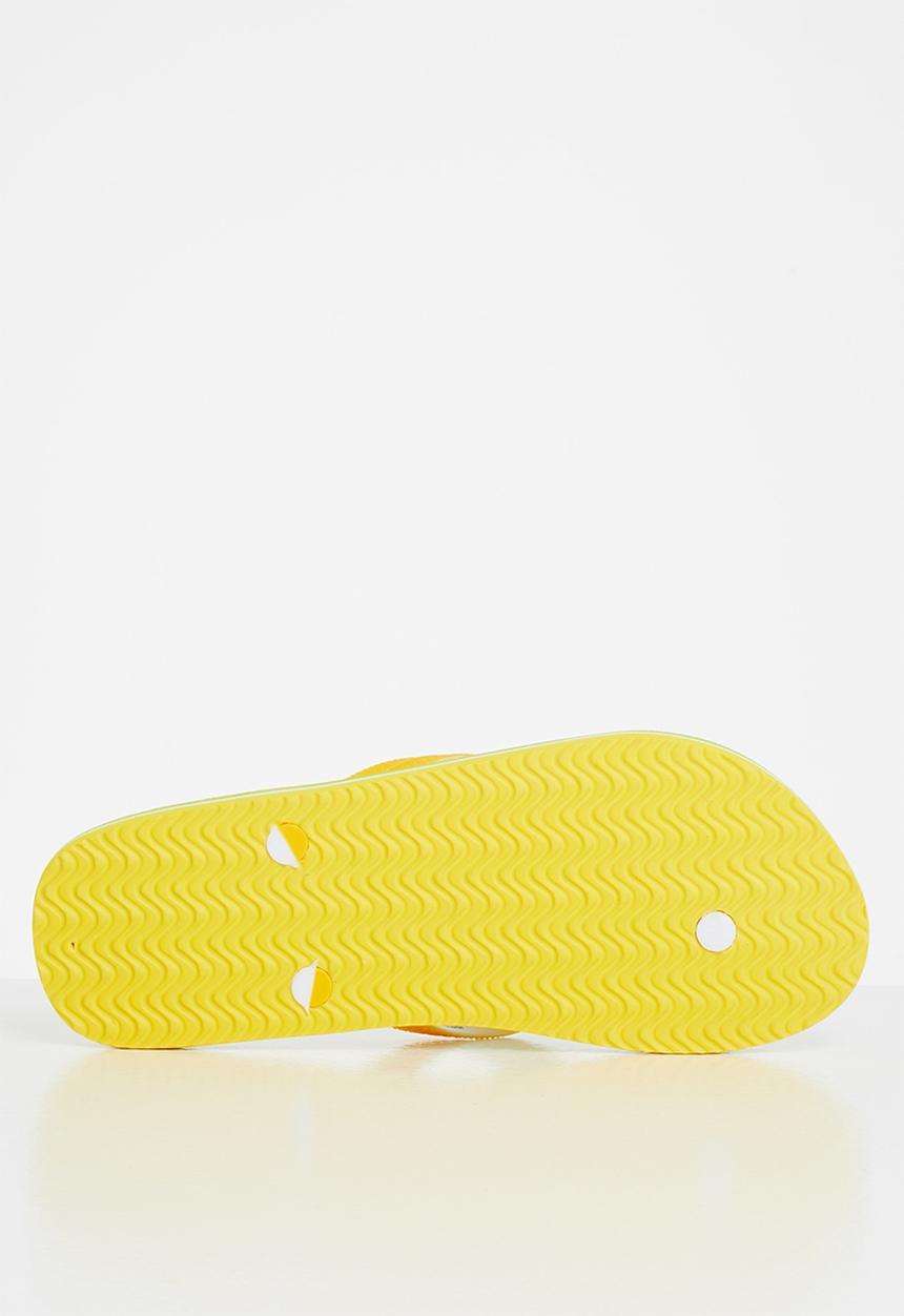 Aca Joe - Mens slops - mustard & green
