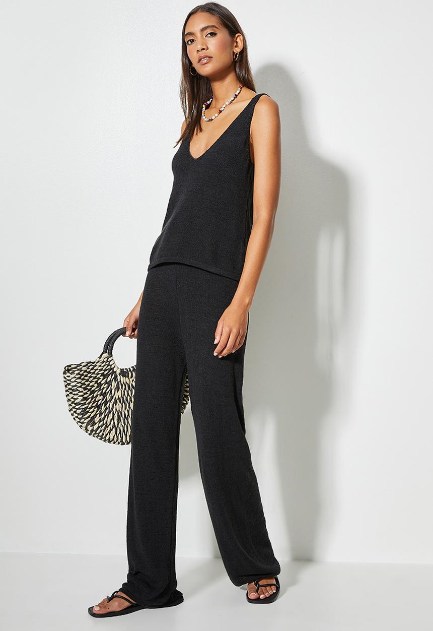 Superbalist - Summer knit vest  - black