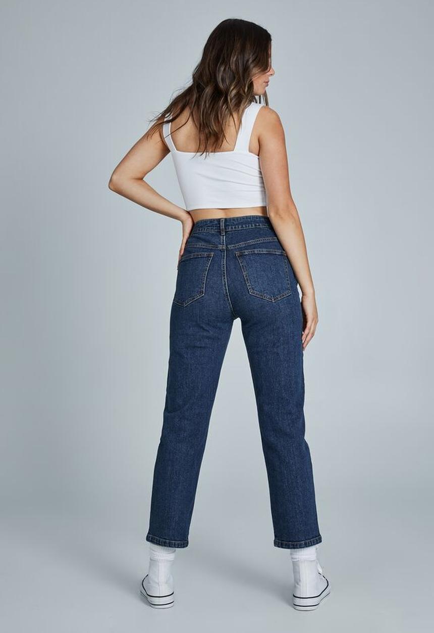 Cotton On - Straight stretch jean - trinity blue