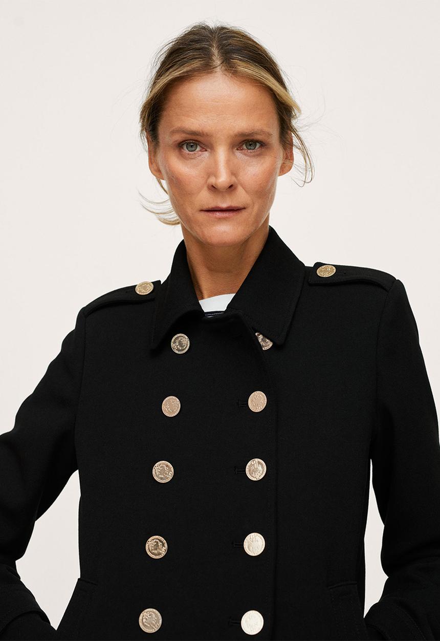 MANGO - Jacket bombonet - black