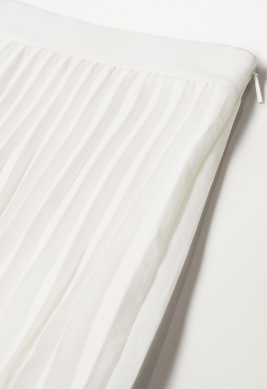 MANGO - Skirt mara - light beige