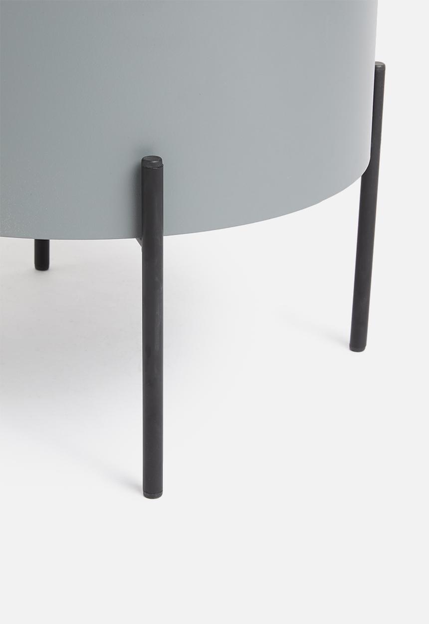 Storage Solutions - Side table storage bin - grey