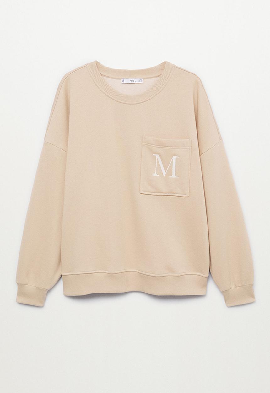 MANGO - Sweatshirt psteme - light beige