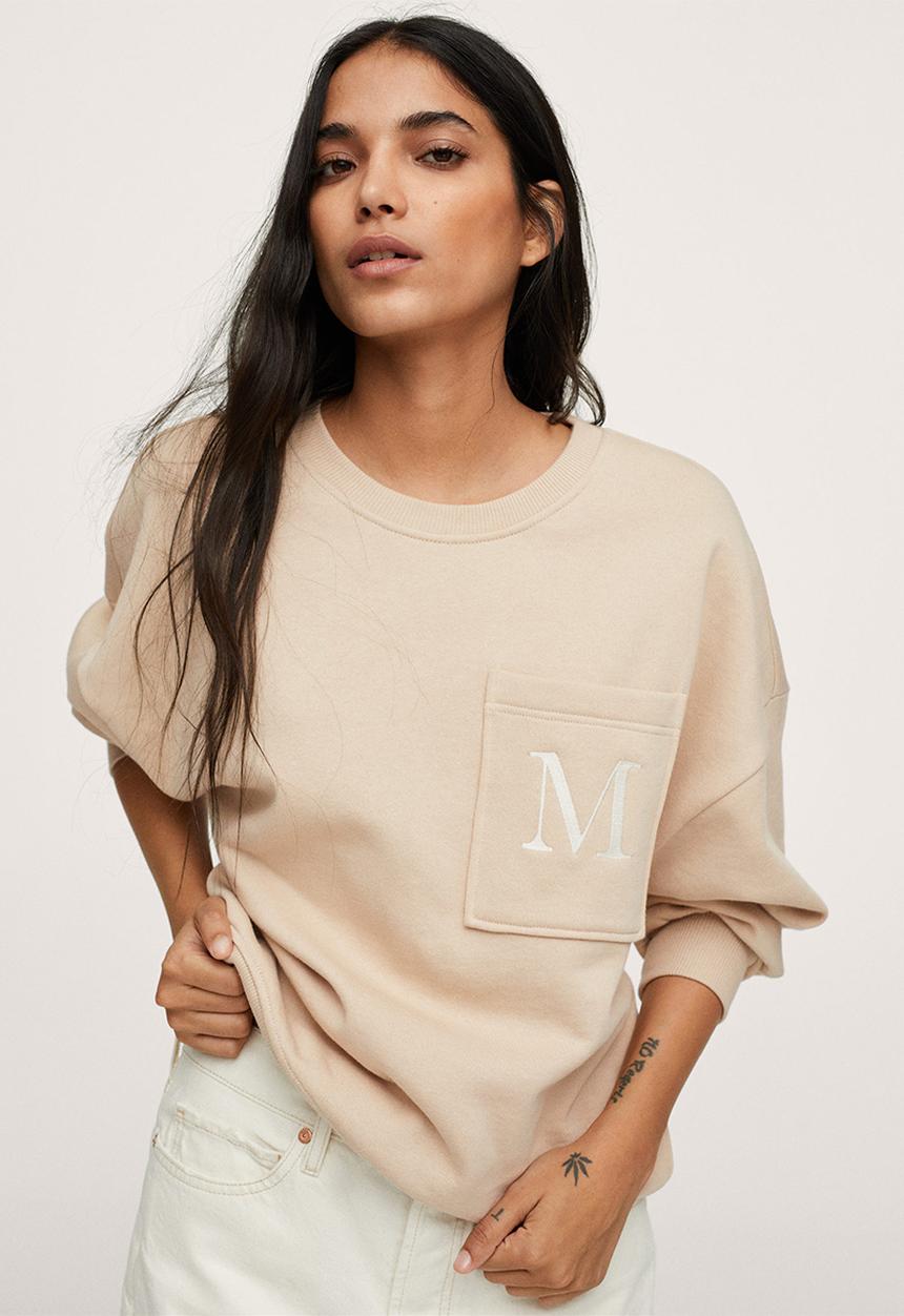 MANGO - Sweatshirt psteme - light beige