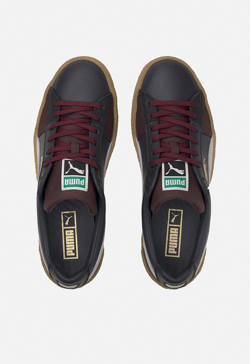 PUMA - Suede crepe patch - ebony-fudge-gray violet