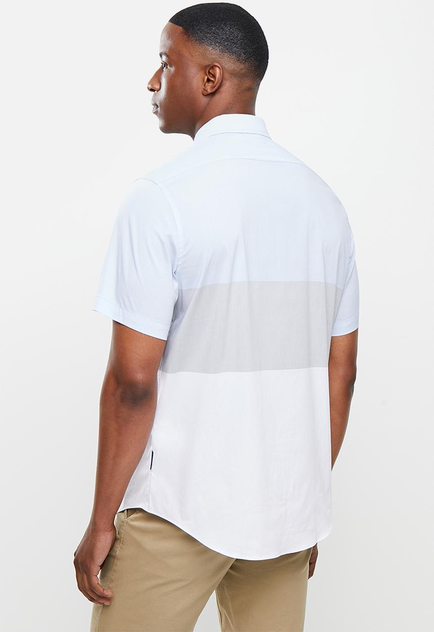 Nautica - W17900 s/s navtech big stripe shirt - multi 