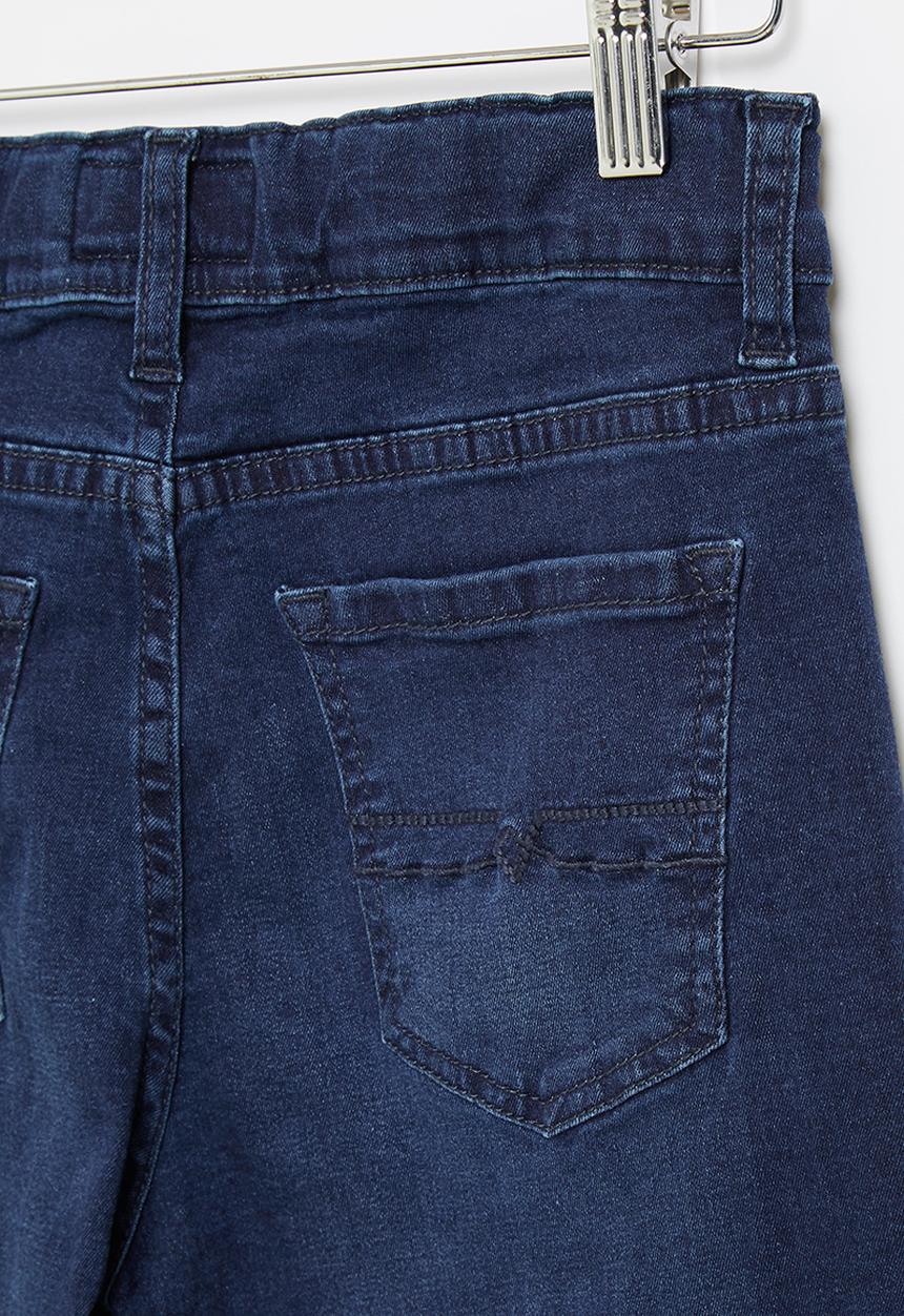 POLO - Boys pjc elliot printed slim fit jean - dark blue 