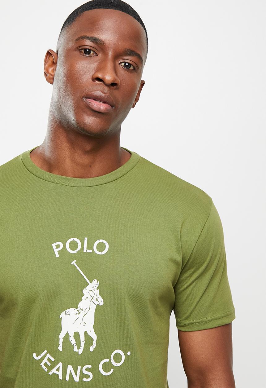 POLO - Gareth short sleeve tee - olive