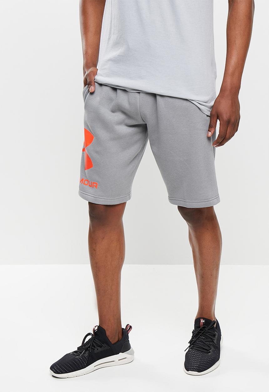 Under Armour - Ua rival flc big logo shorts - dark grey