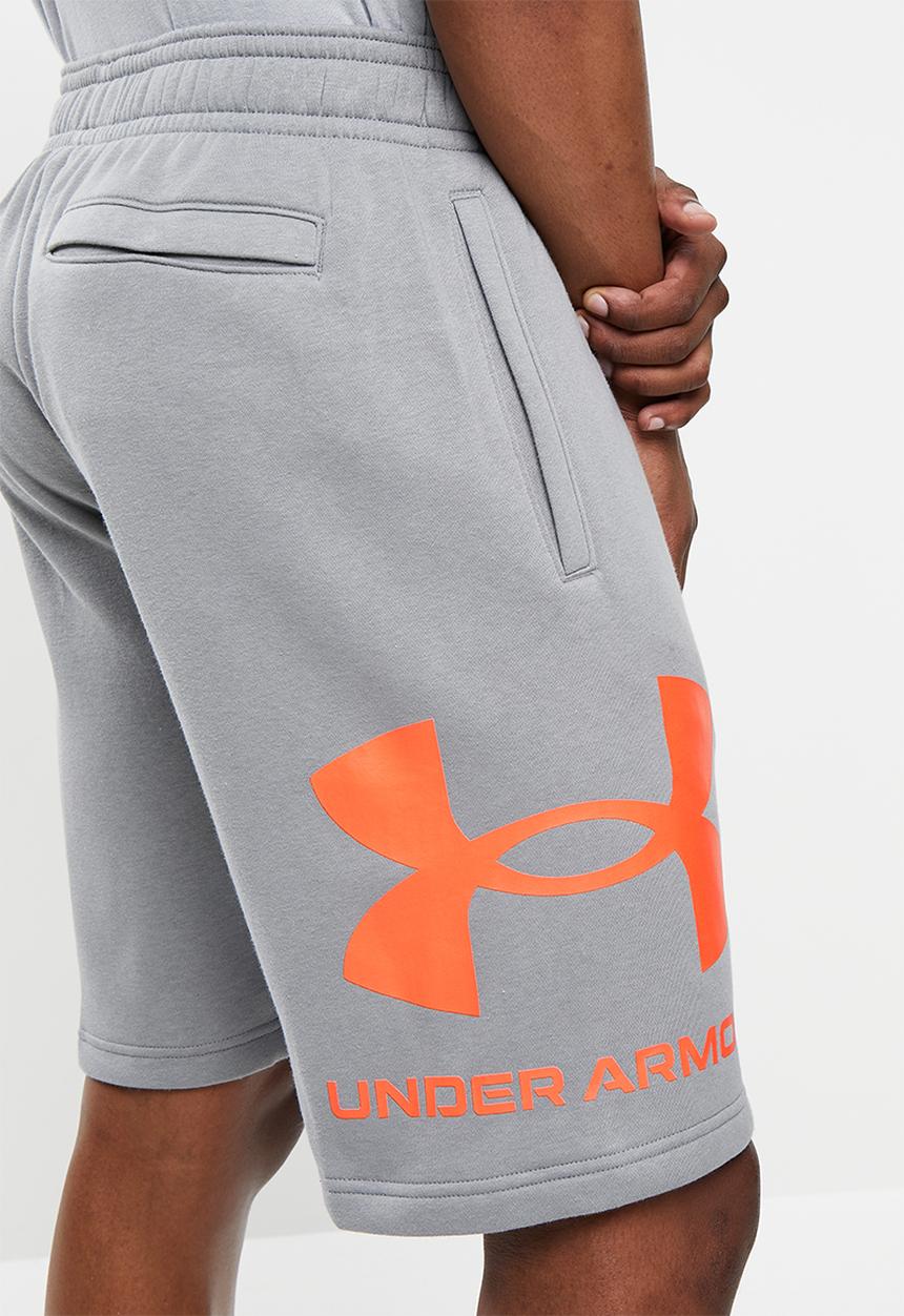 Under Armour - Ua rival flc big logo shorts - dark grey