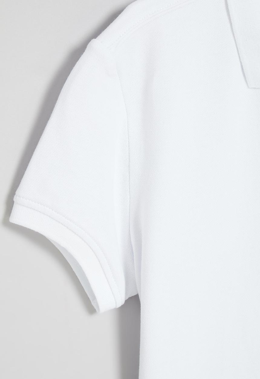 POLO - Boys austin short sleeve golfer - white
