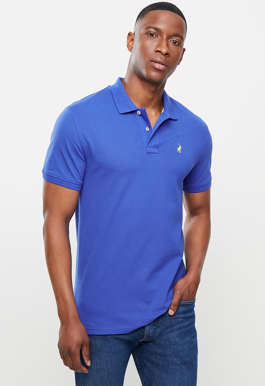 POLO - Carter pique short sleeve golfer - cobalt