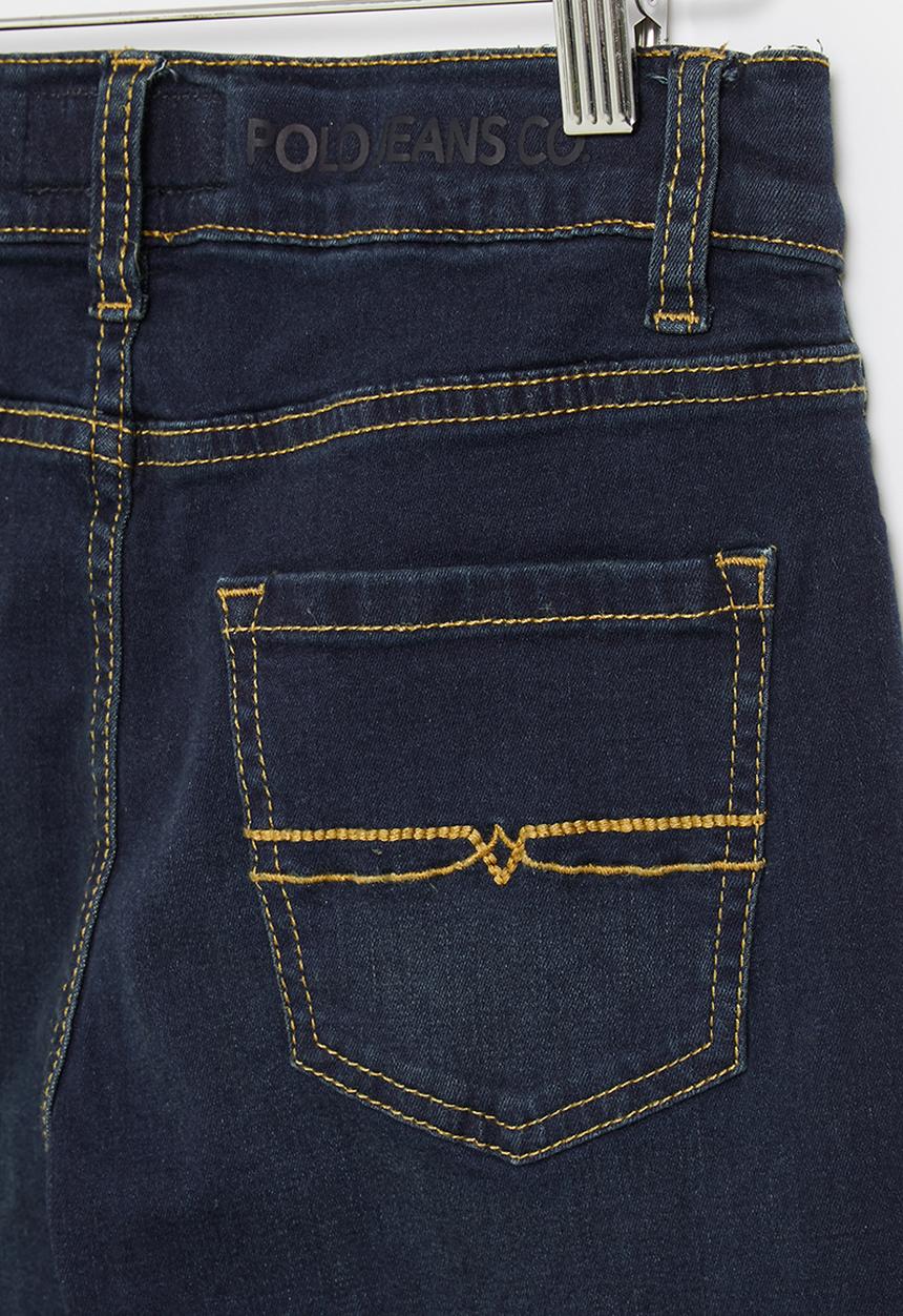 POLO - Boys pjc kai distressed slim fit jean - dark blue 