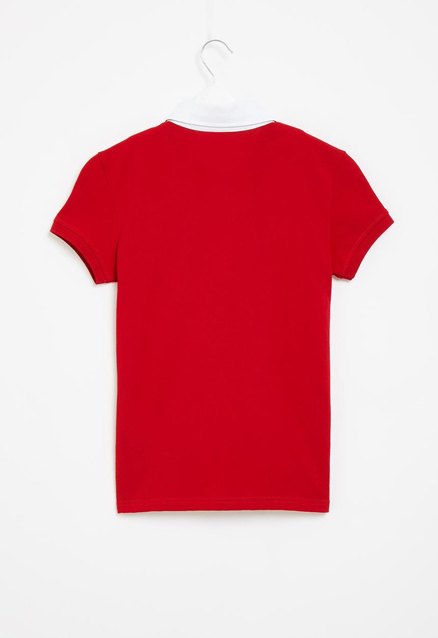 POLO - Boys lucas short sleeve golfer - red