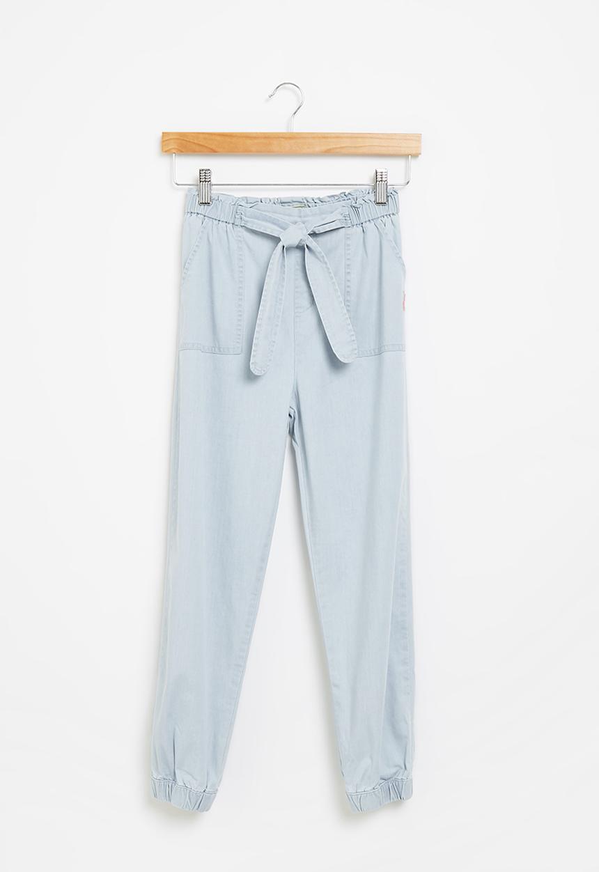 POLO - Girls pjc tiffany relaxed pant - light blue 