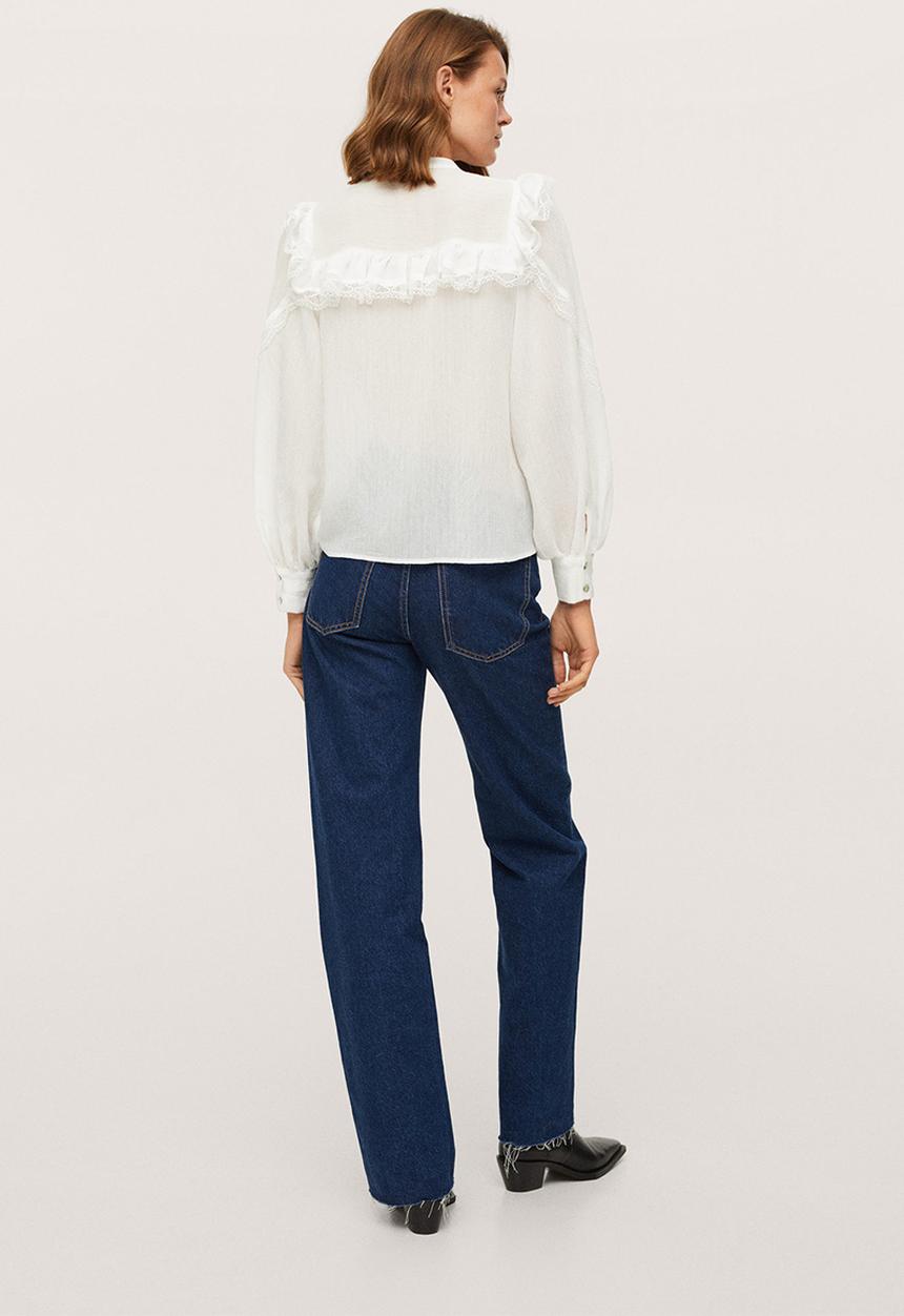 MANGO - Shirt romantic - natural