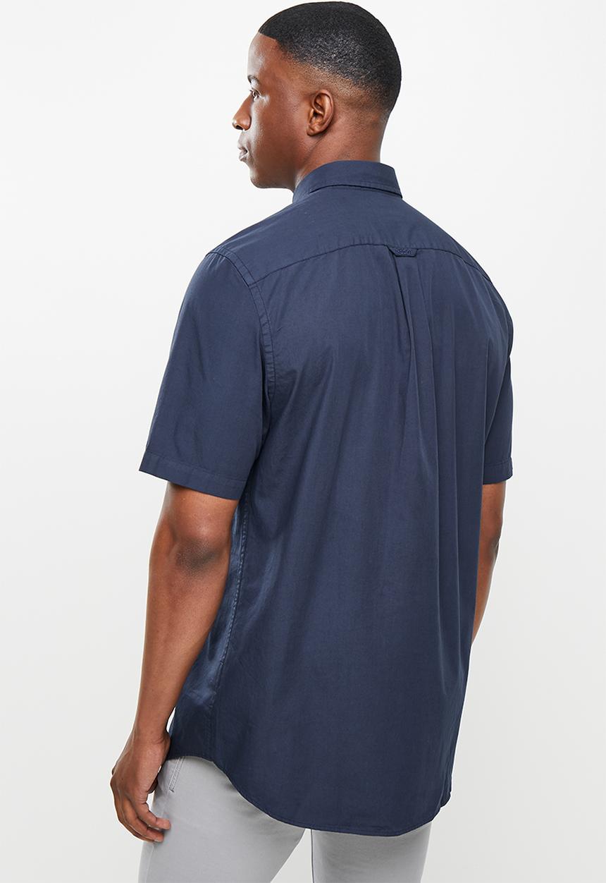 POLO - Jason short sleeve wk shirt - navy