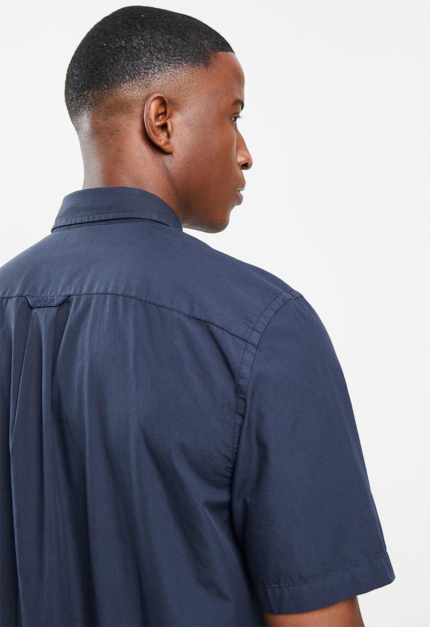 POLO - Jason short sleeve wk shirt - navy