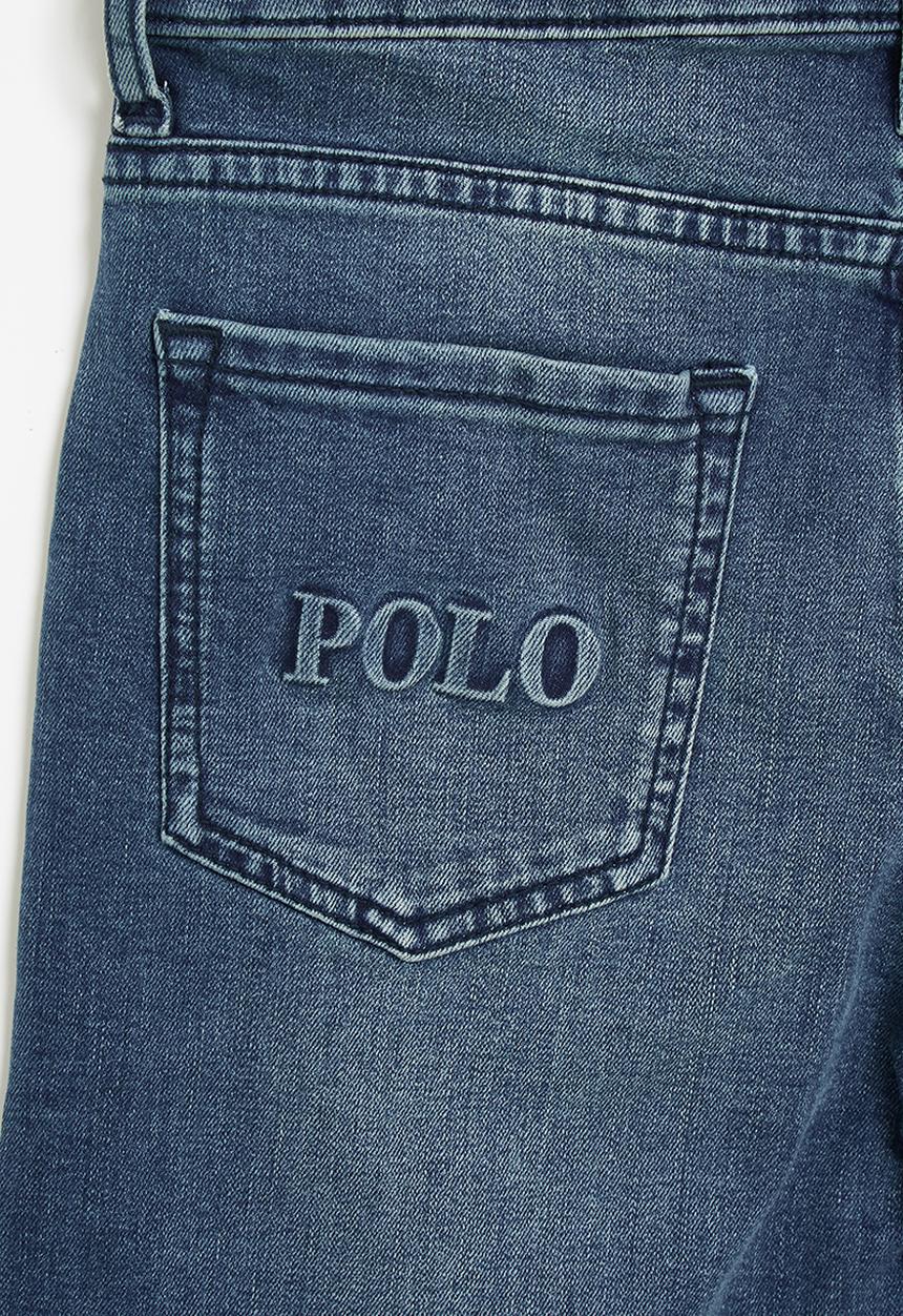 POLO - Boys pjc jake denim short - medium wash