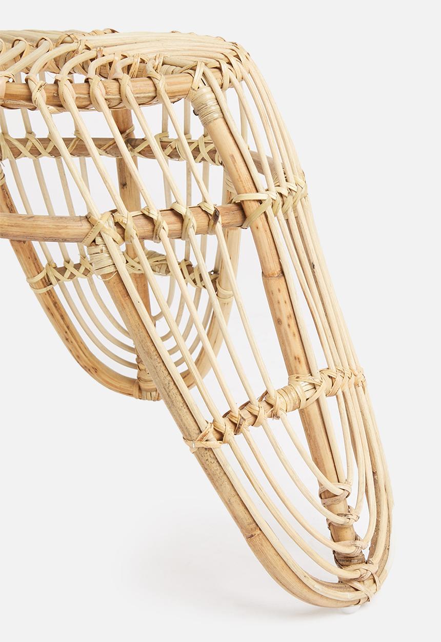 H&S - Rattan stool - natural