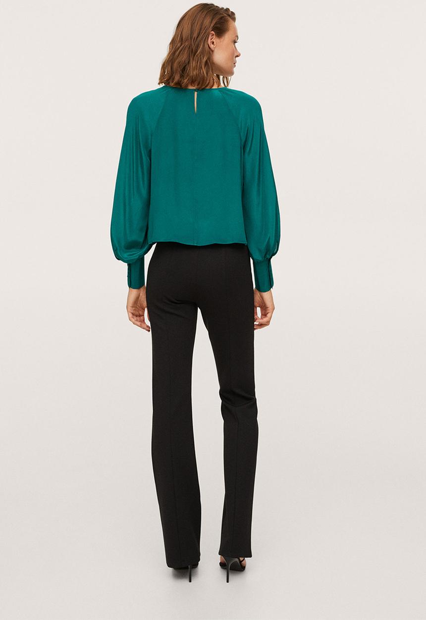 MANGO - Blouse nait - green